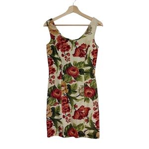 Rampage Vintage Y2K 90s Floral Shift Mini Dress Sheath Nineties Juniors